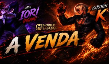 147 SKIN - CONTA DE MOBILE LEGENDS - KOF CHOU & KOF GUSION