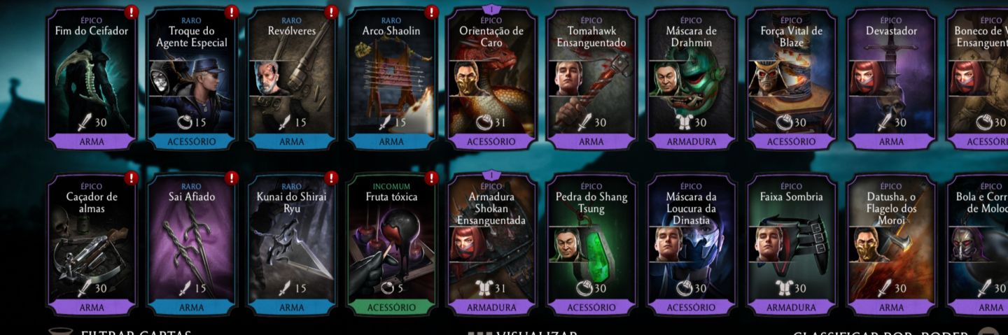 Conta mortal kombat mobile a venda!