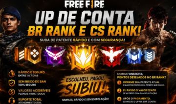 Upo sua conta de free fire