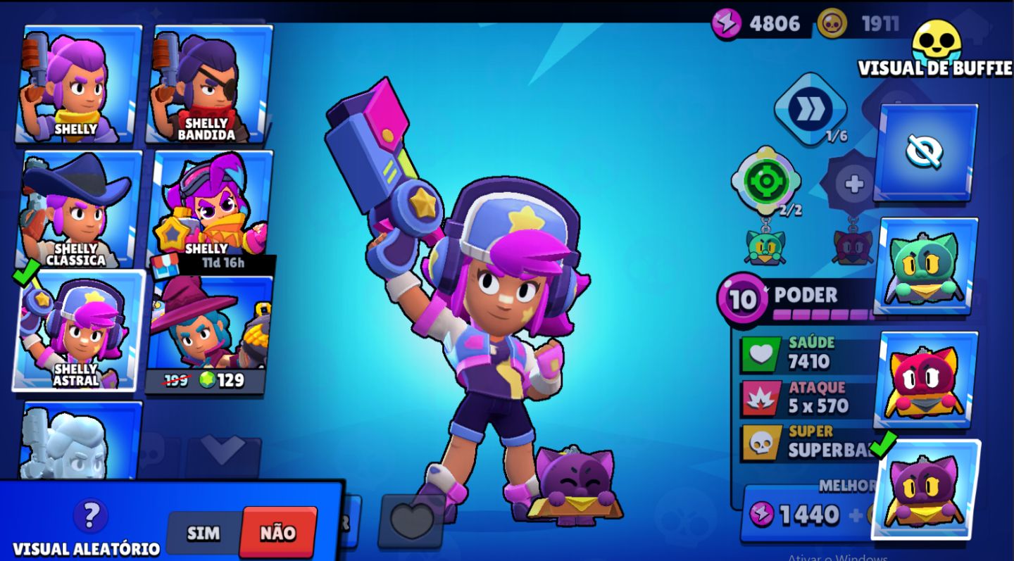 Brawl Stars | 17.766 Troféus + 65 Brawlers + 7 Hipercargas
