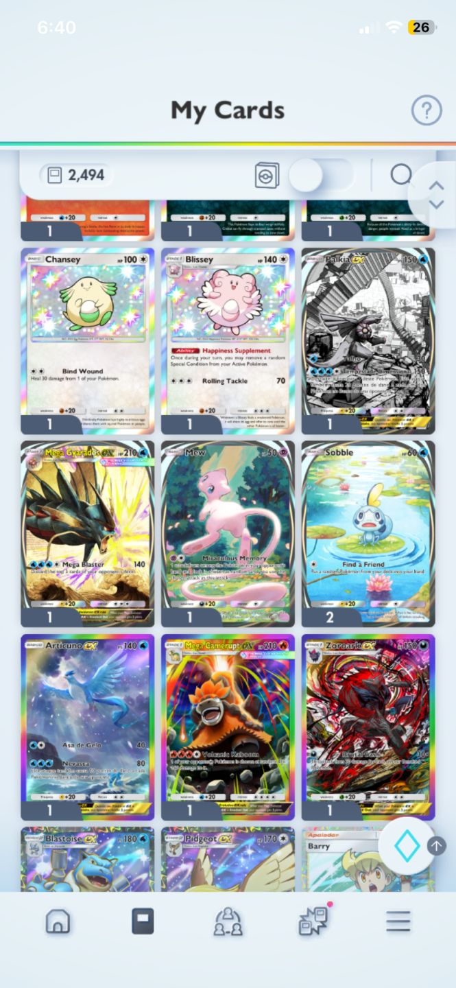 Conta de pokemon tcgp em inglês lvl37 (valor pode ser negociado)
