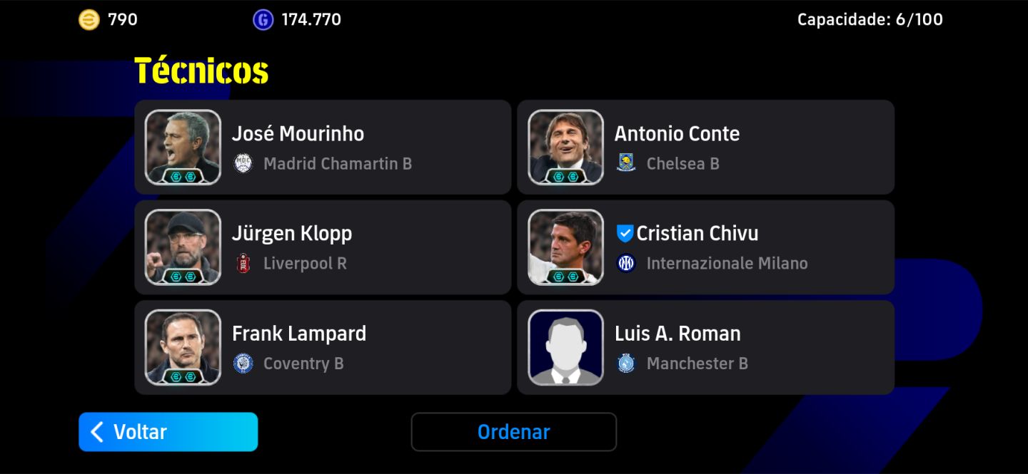 CONTA DE EFOOTBALL 3205 DE FORÇA