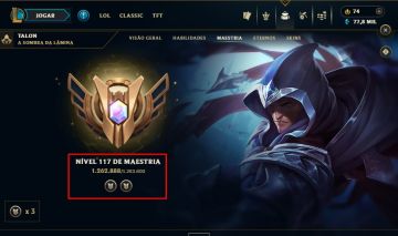 MONO TALON 1 MILHÃO DE MAESTRIA+MESTRE+VIEGO /YASUO GENESIS /LEE SIN GACHA