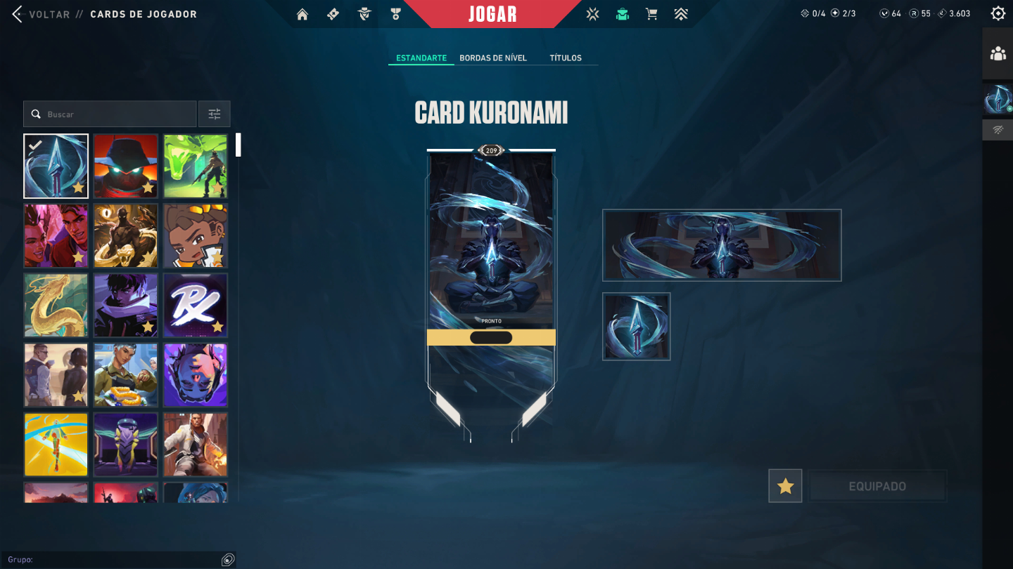 ACC DE VALORANT COM CHAMPIONS 2026, PCT KURONAMI - 2K GASTO VALOR NEGOCIÁVEL!!!