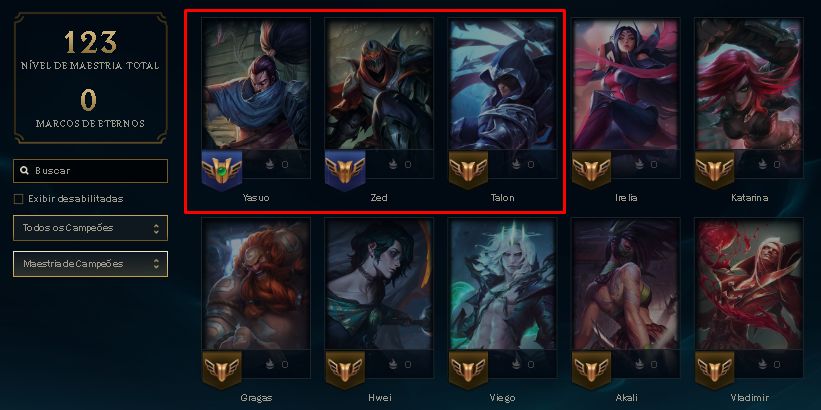 [CONTA BR] Esmeralda 1 SoloQ+Skins+Mmr Mediano +Zaahen Jornada Imortal