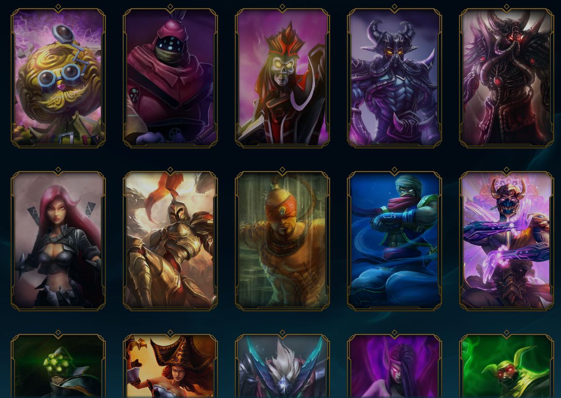 CONTA LOL - GOLD 1 - VARIAS SKINS E MMR DE PLATINA