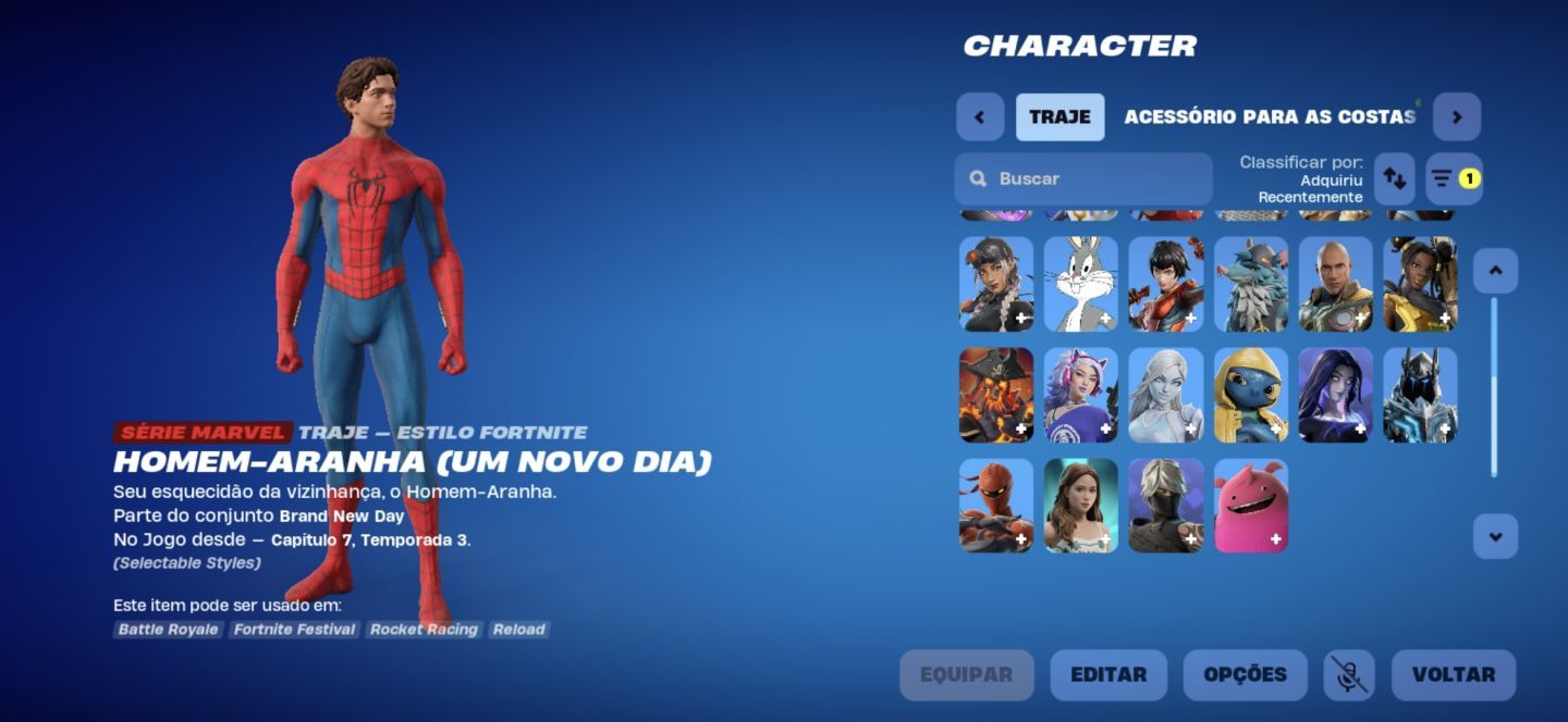 Conta Fortnite +Skins de Loja e Passes