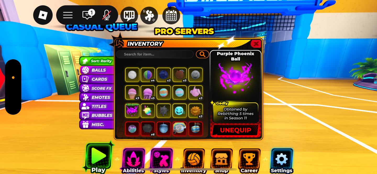 CONTA VOLLEYBALL 4.0 / VOLLEYBALL UNBOUND NIVEL 402 + LEGEND + ITENS GODLY
