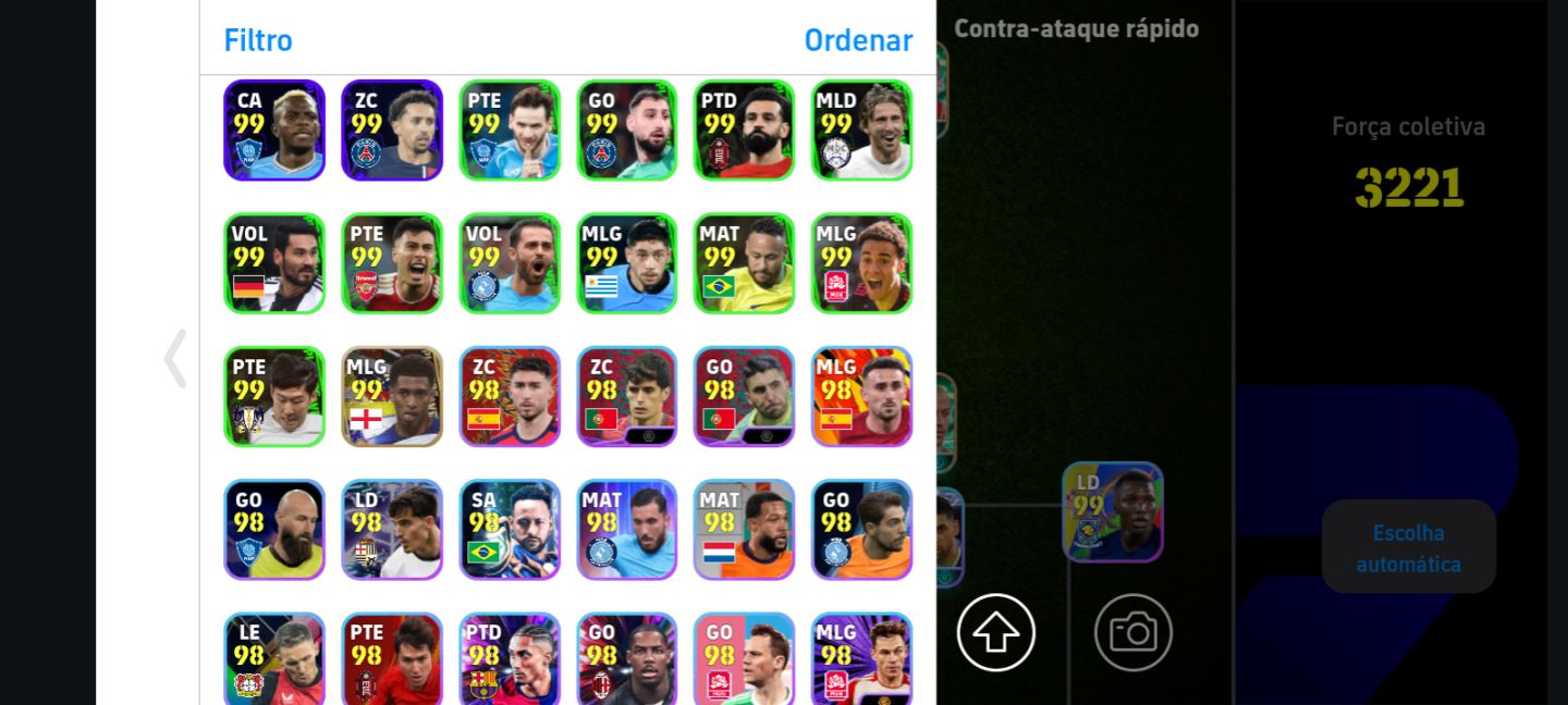 CONTA DE EFOOTBALL