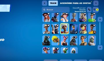 Conta Fortnite com mulher gato e estileira do deserto so skins cleans
