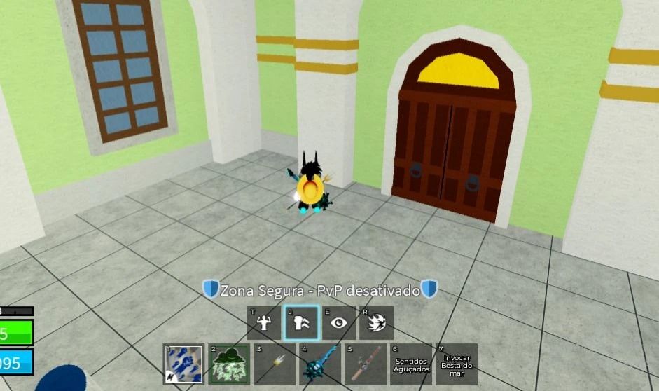 Conta de Blox Fruit Muito Upada e Gemada com Control Perm e Phoenix