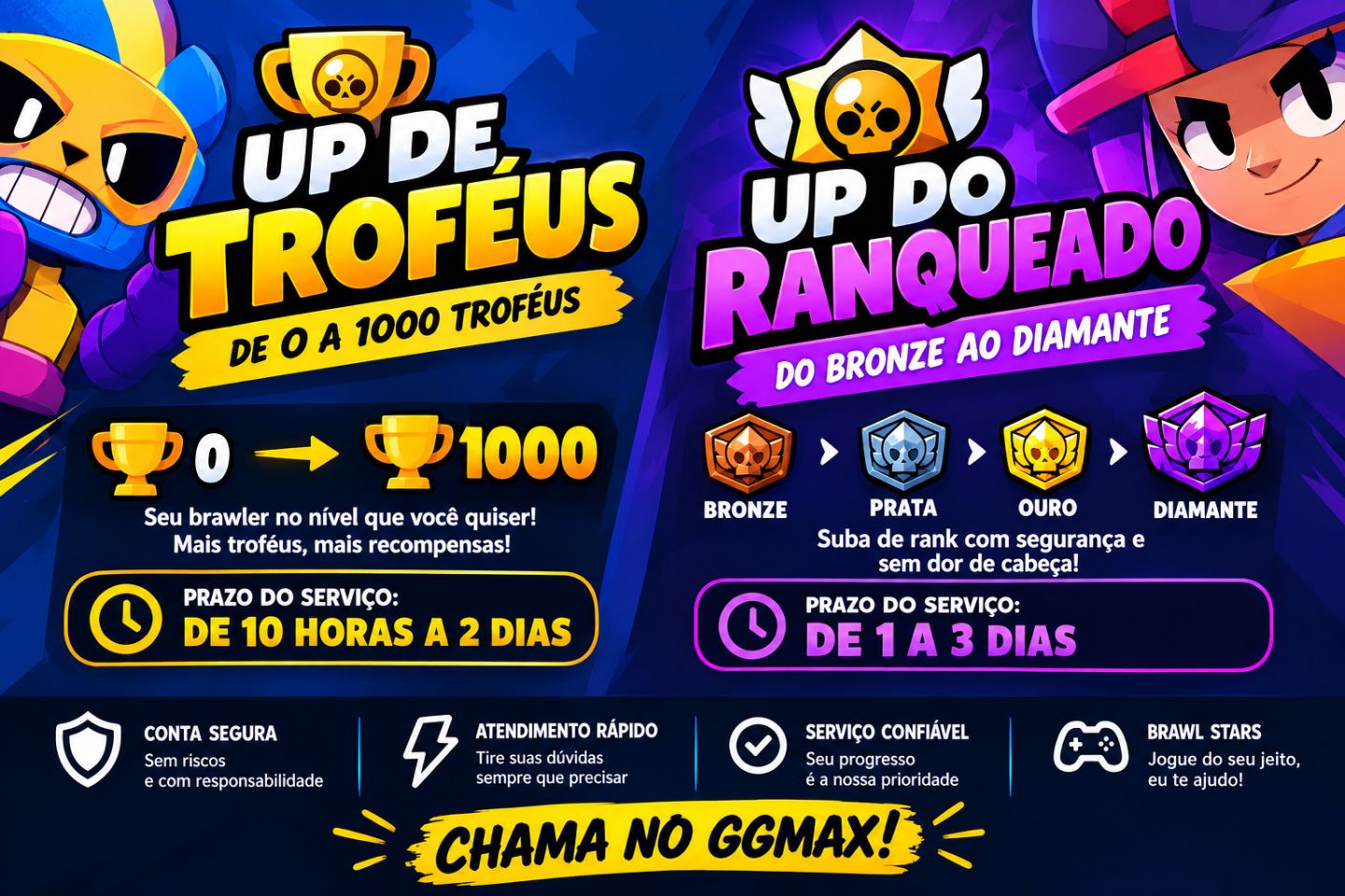 Serviço de Up Brawl Stars