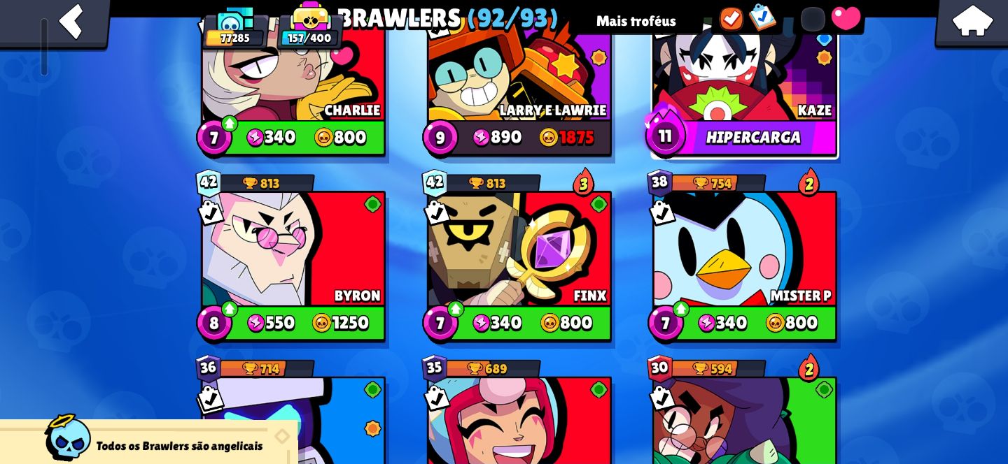 Conta supercell com clash e brawlstars muito upados