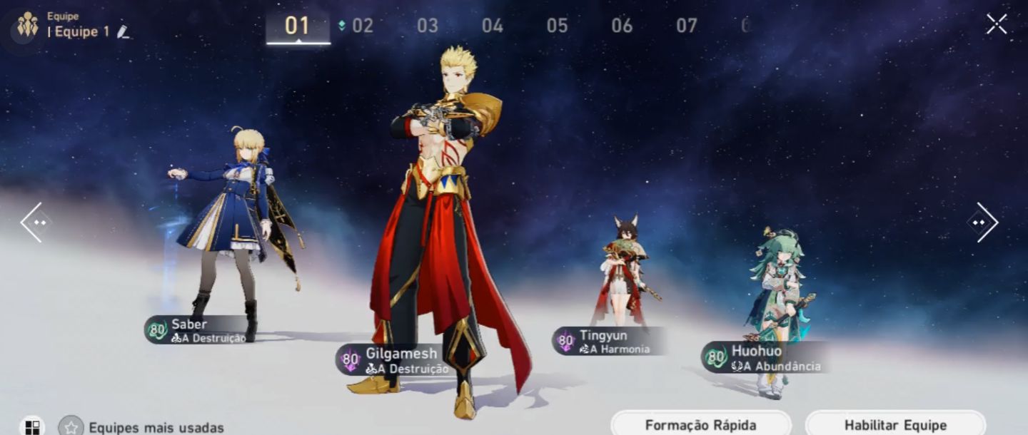 Saber E4 + arma assinatura/ conta no Endgame