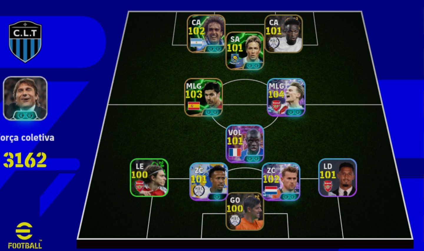 Conta efootball completinha