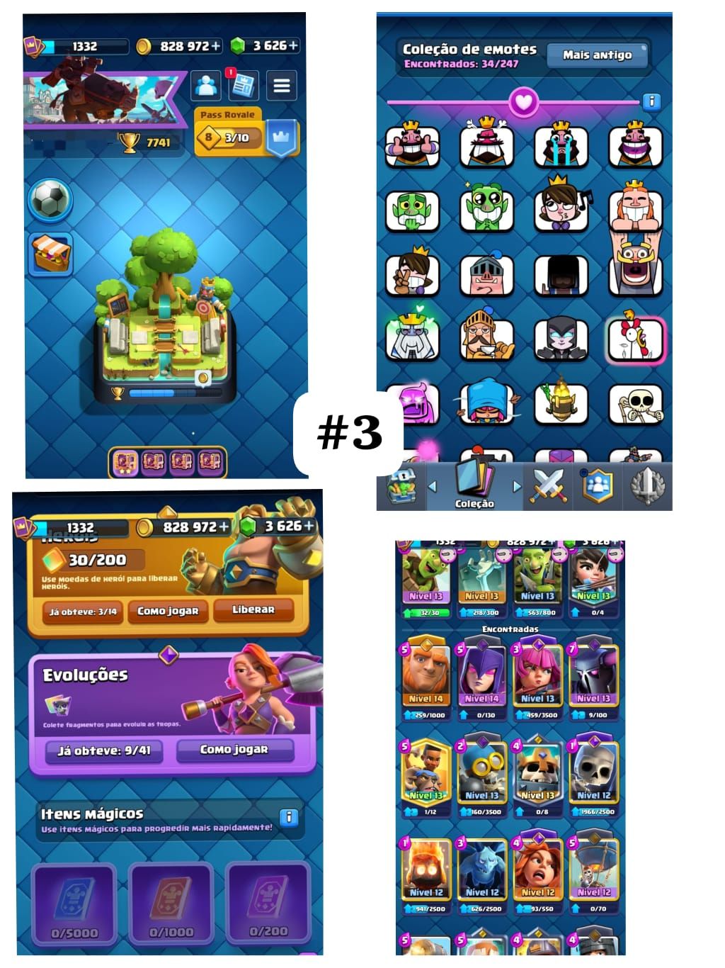 CONTAS CLASH ROYALE 90% DE DESCONTO (ENTREGA RÁPIDA)
