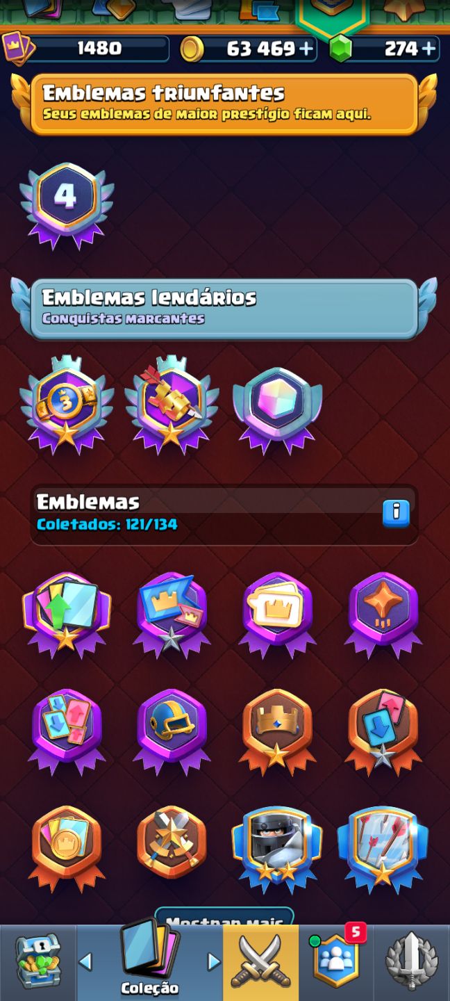 Conta Clash royale 10K+