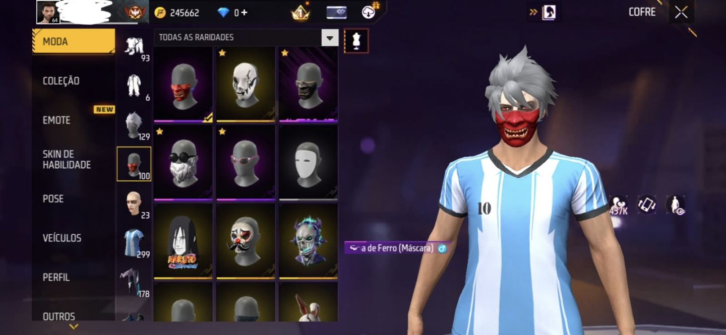 Conta de free fire antiga gemeda e varios itens antigos (PROMOÇÃO VENDA RAPIDA)