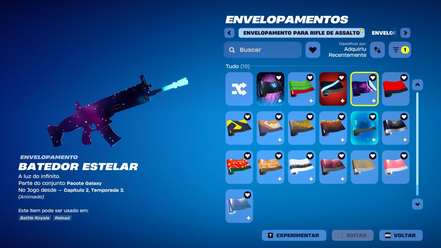 CONTA DE FORTNITE COM 122 SKINS E PICARETA MACHADO DOCE / CONTA MUITO BOA!!!