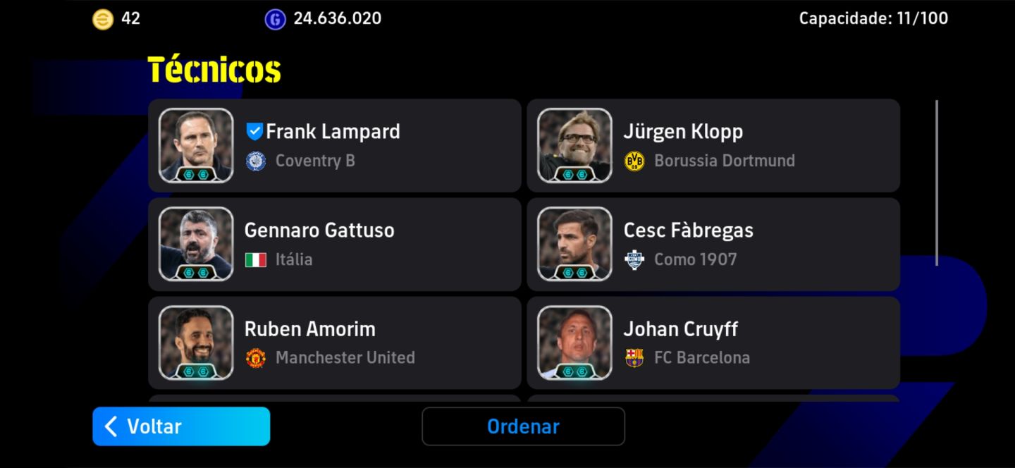 Conta de efootball muito booa
