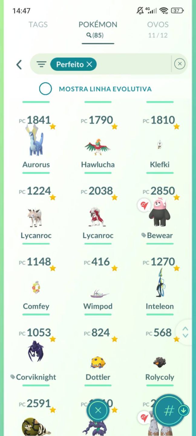 CONTA POKÉMON GO LV 60 | 85 HUNDOS | 64 SHINY | 19 MEWTWO | POKÉDEX AVANÇADA