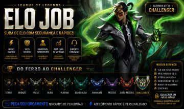 ELOJOB - COACH - MD10 - VITÓRIAS - LEAGUE OF LEGENDS - ENTREGA RÁPIDA