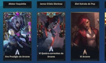 CONTA WILD RIFT JINX + VI ARCANE EXCLUSIVAS + MORGANA VERÃO LIMITADA