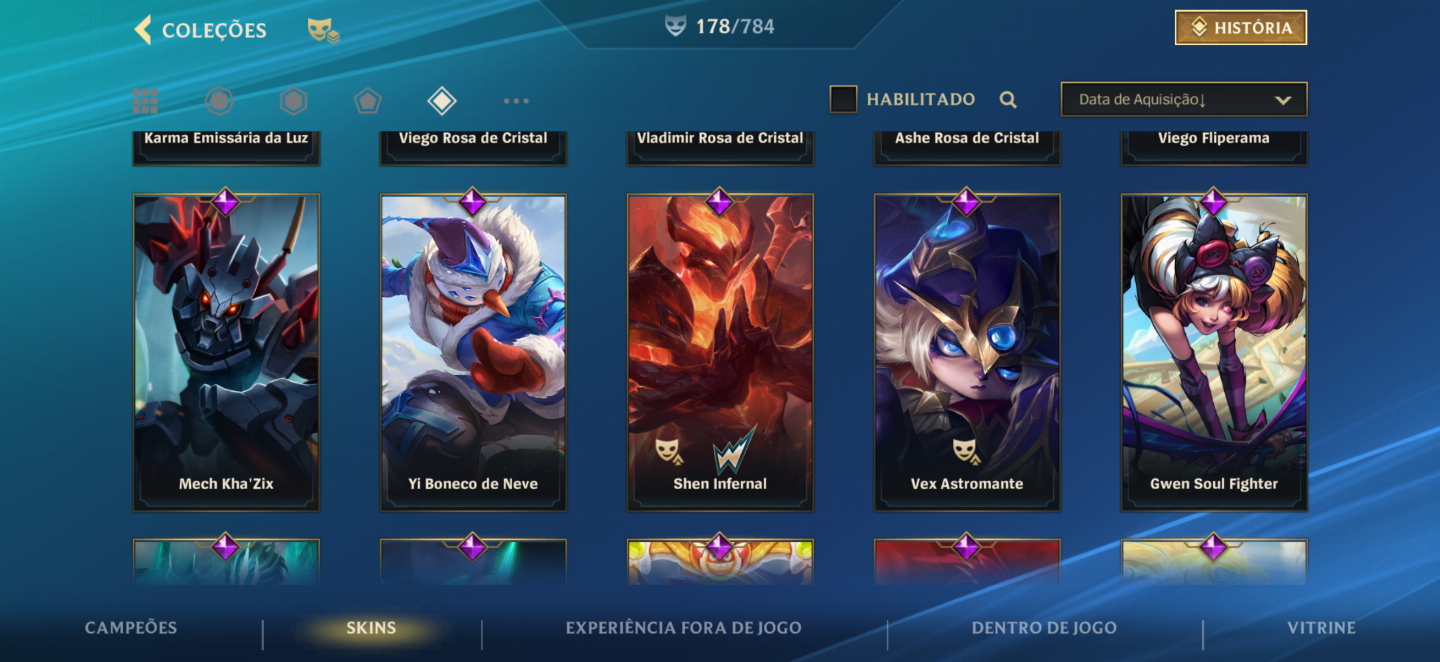 CONTA WILD RIFT,MUITAS SKINS DE ADC E JG, 2 SKIN j4 MISTICAS INCLUINDO J4 HEXTEC