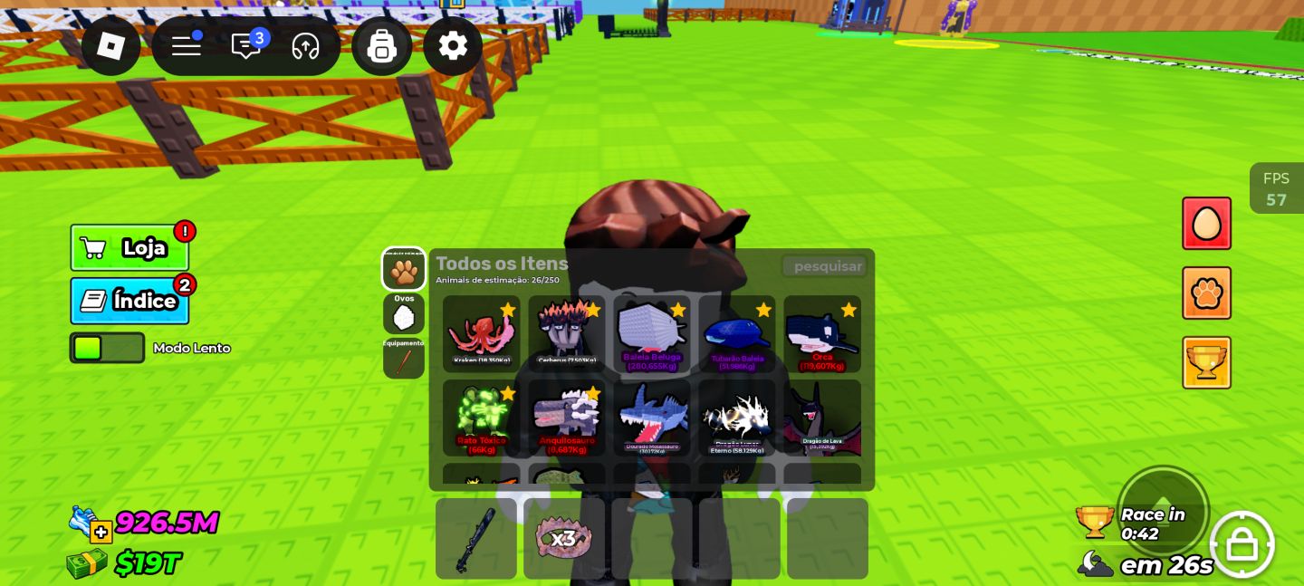 PACOTE DE CONTA ROBLOX ROUBE UM OVO+