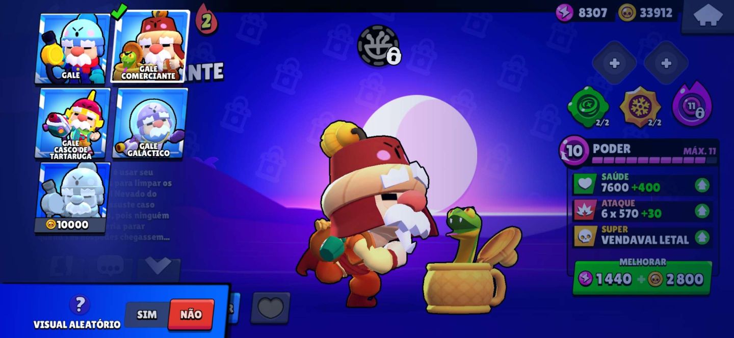 CONTA BRAWL STARS TODOS OS PRIMEIRO PASSES E VARIAS SKINS RARAS 40K TROFÉUS