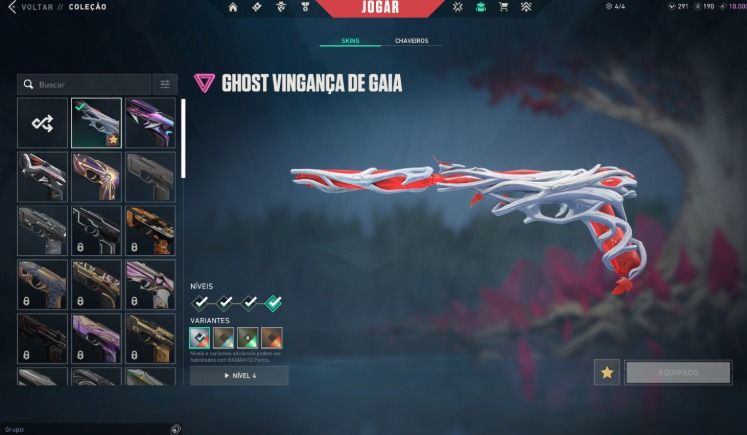 Conta de valorant full acesso com várias skins