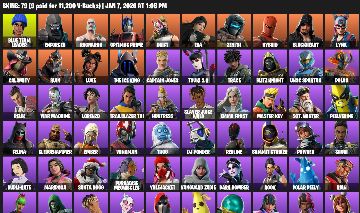 CONTA FORTNITE 79 SKINS