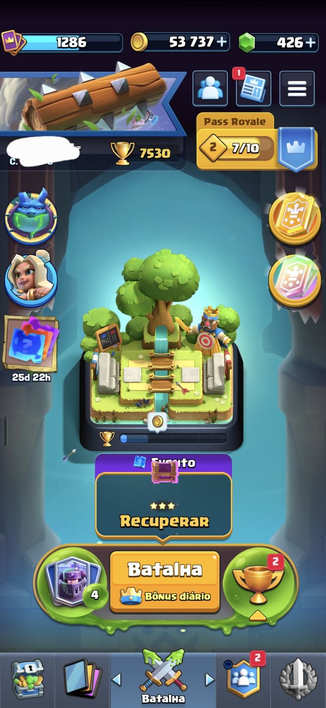 Conta Clash Royale Arena 20 + Evoluções