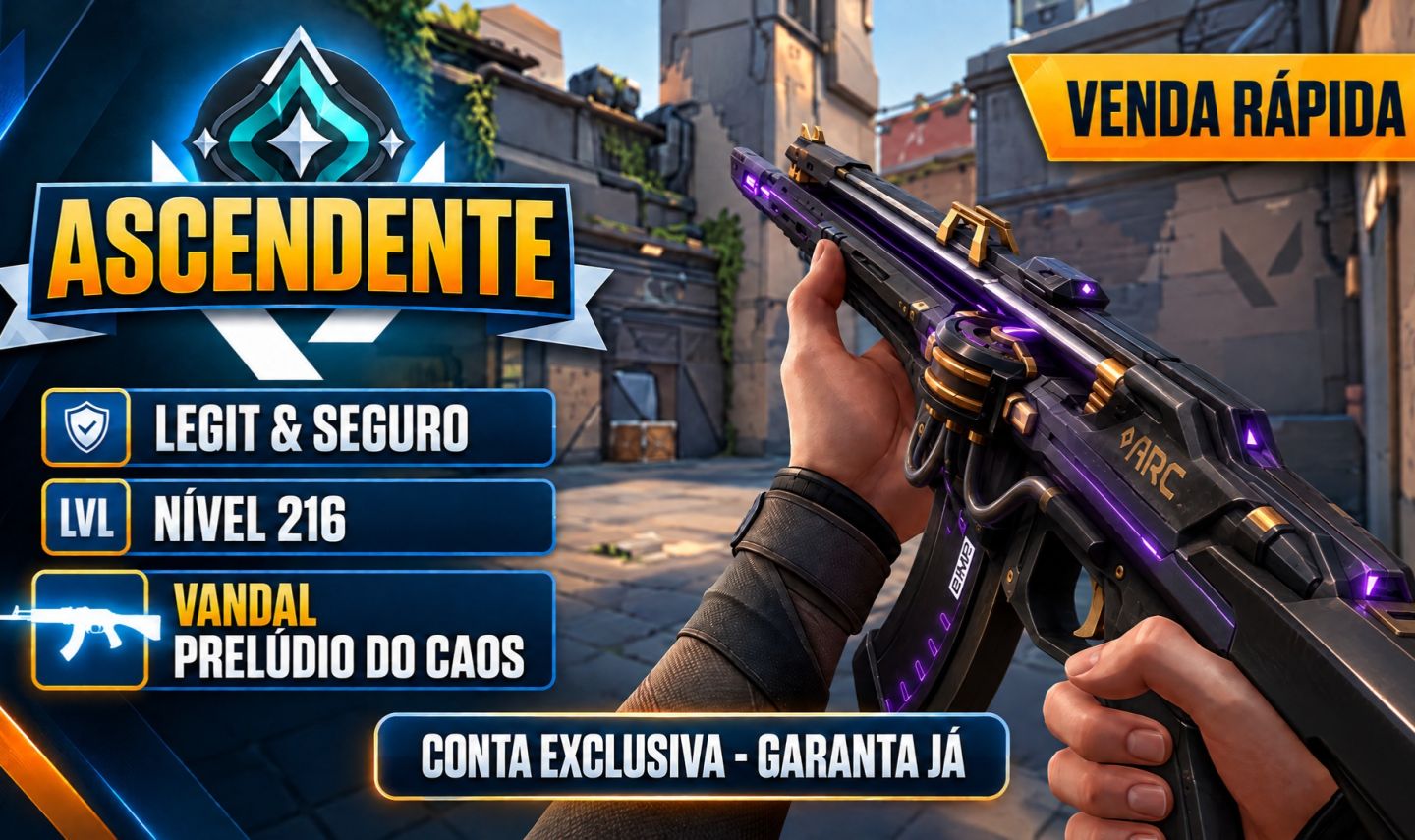 CONTA VALORANT - ASCENDENTE (UPADA 100% LEGIT)