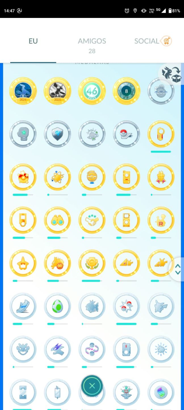 Conta Pokémon GO LV.72