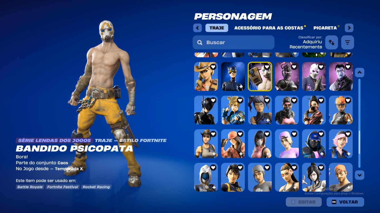 CONTA DE FORTNITE BARATA COM TRAVIS SCOTT E OUTRAS SKINS TRYHARDS FULL ACESSO