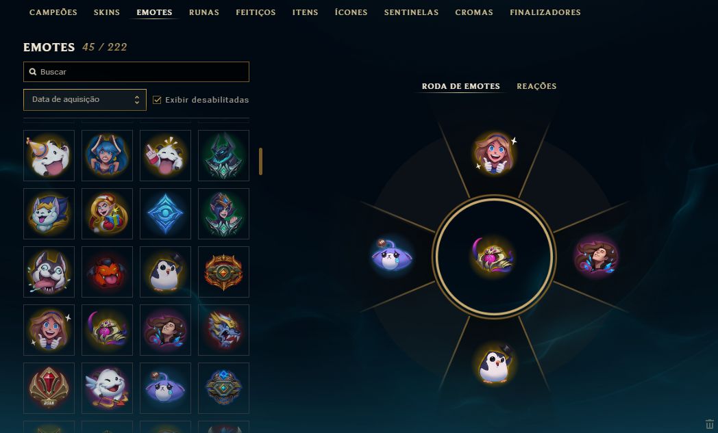 Conta lol 2012 - 103 Skins