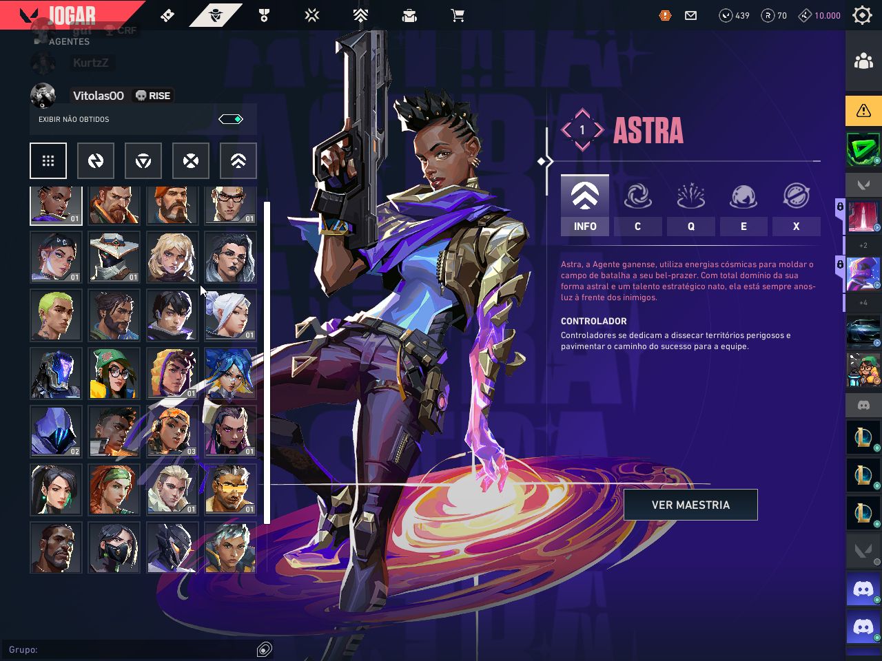 Conta VALORANT 3k gasto (skins e bundle)