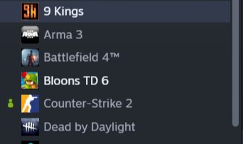 Conta steam com diversos jogos