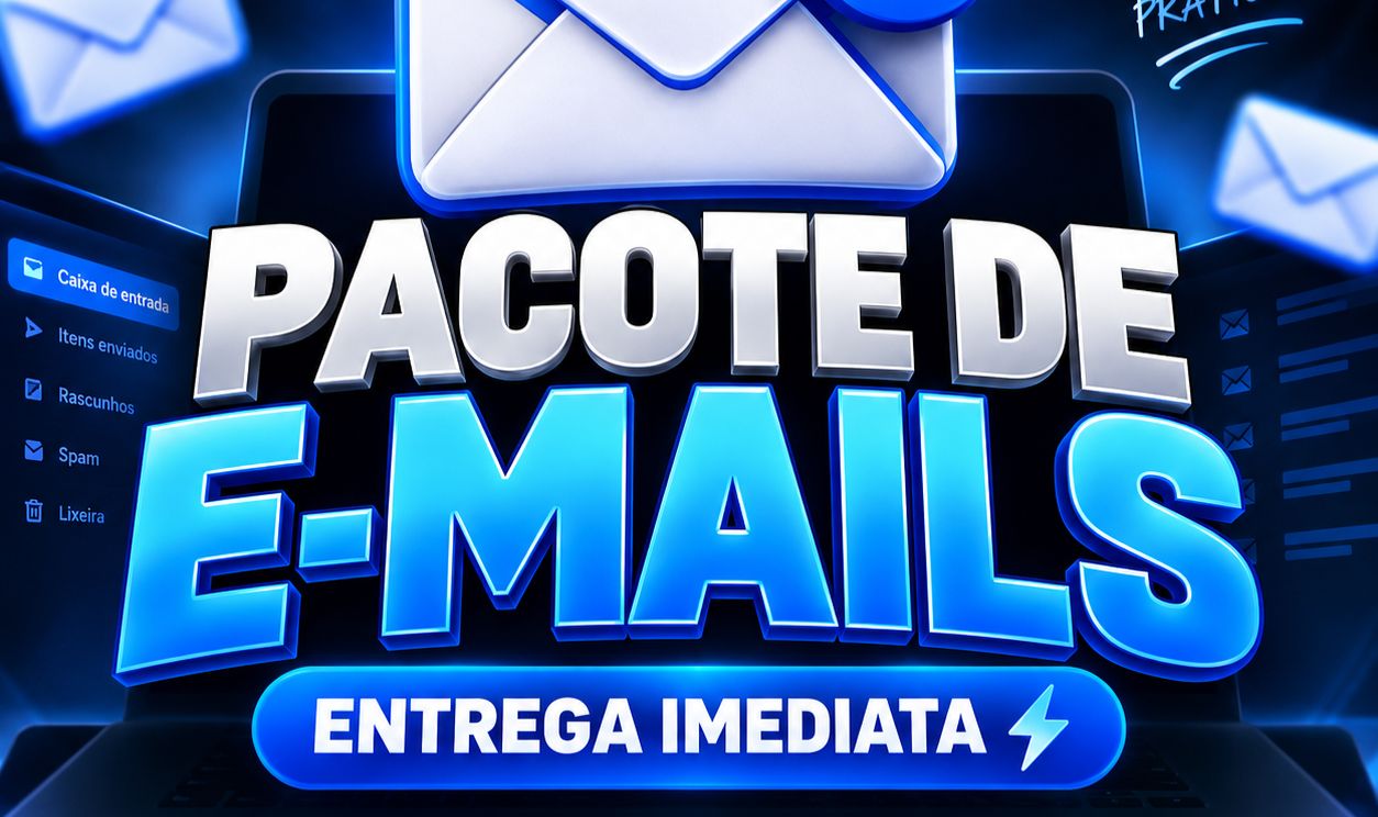 PACOTE DE E-MAILS NOTLETTERS | ENTREGA IMEDIATA [PERMITIDO REVENDA].