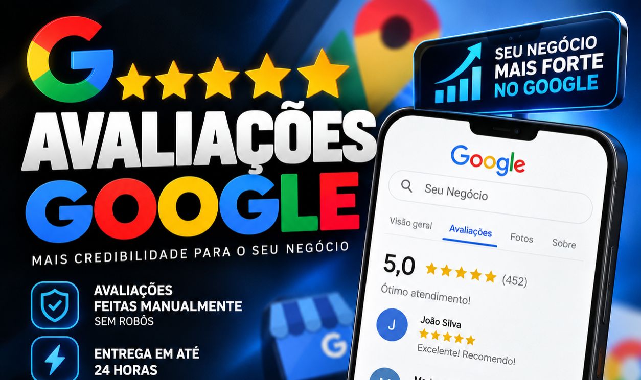 Avaliações Google 5 Estrelas para Empresas