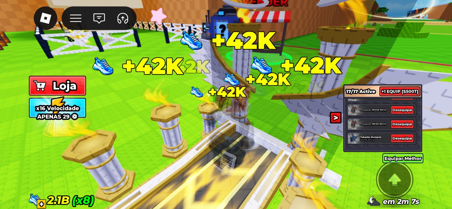 GÁRGULA+EQUINOX|MÍT:PÉGASO+2 TIGRE ONI|TRILHA x20|$166T|17/17|N11|ROBUX INVESTID