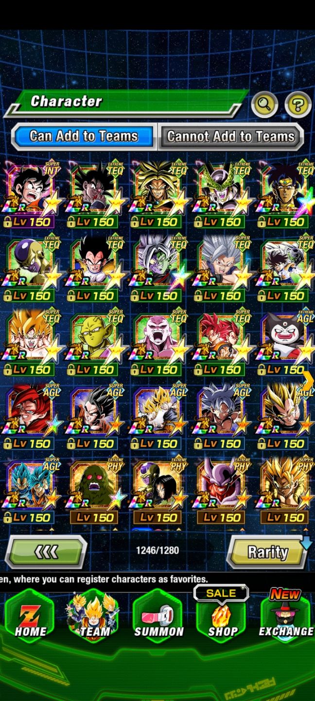 CONTA MID GAME COM MUITOS PERSONAGENS META - DOKKAN BATTLE