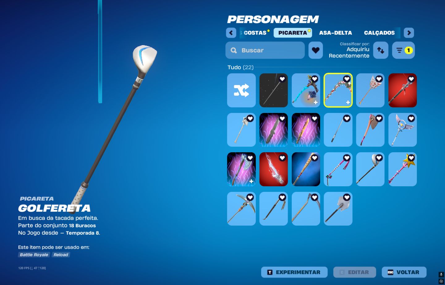 Conta fortnite 305 skins ( travis, passes da s4c1 para frente)