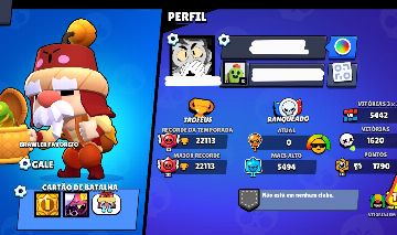 Conta Brawl Stars 22k 88 Skins (Gale Comerciante, Trixie, Ricochete Clássico)