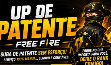 UP DE PATENTE FREE FIRE | RÁPIDO E SEGURO