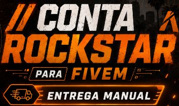 Conta Rockstar para FiveM