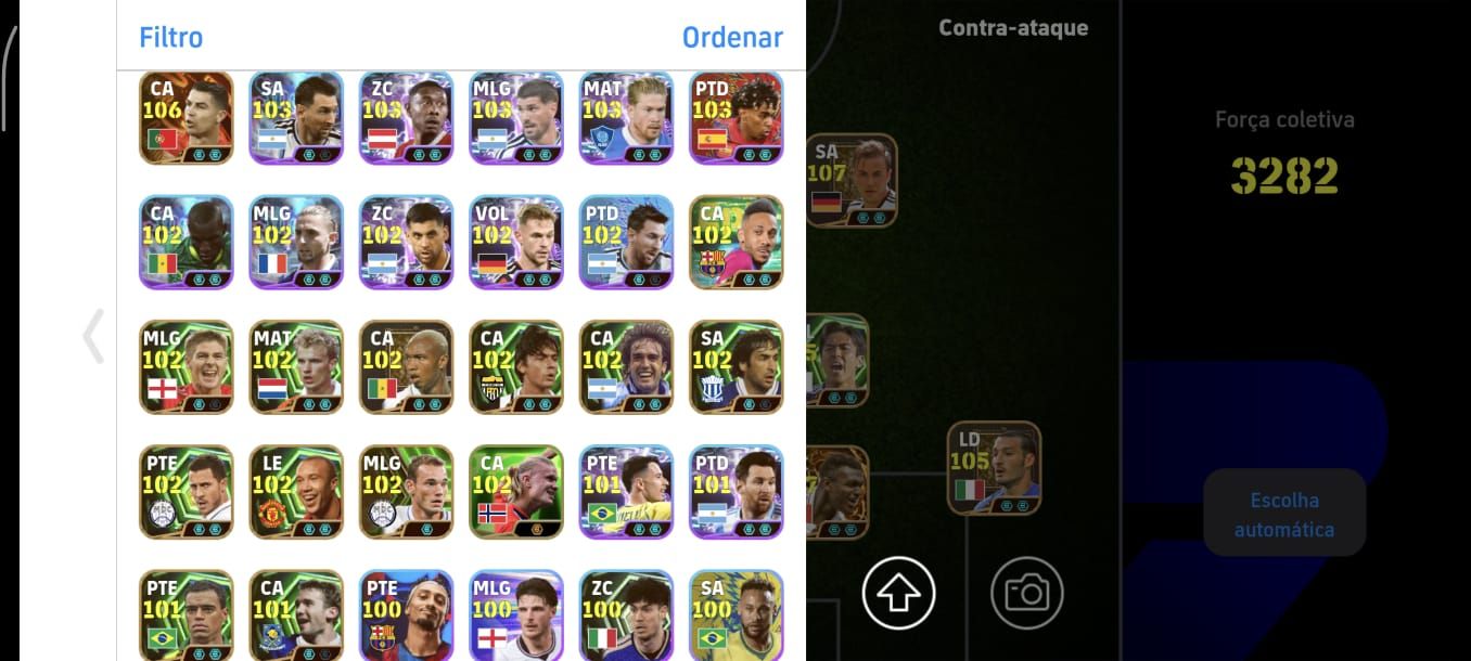 Conta de efootball mais completa e competitiva