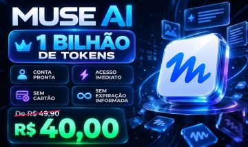 Muse AI | 1 Bilhão de Tokens | Conta Pronta