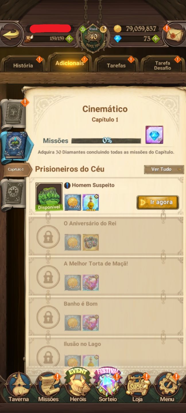 Conta 7ds grand cross com meliodas nemesis 4/6! Conta super top!